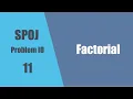 SPOJ ID 11 Factorial Solution Using Python