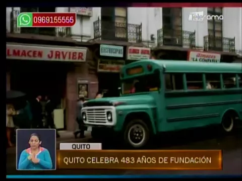 Quito celebra 483 años de fundación