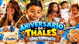 ANIVERSARIO THALES 1 ANO - PARTE 1 - MELHORES MOMENTOS #NATHALIAVALENTE