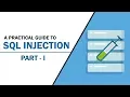 Ethical Hacking - How to do SQL Injection Part 1 Practical Guide