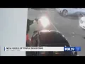 Dramatic surveillance shows shooting that wounded 3 people in Indy