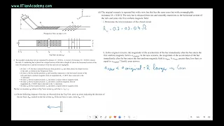 AP Physics C E M Algebra Based 2023 FRQ Solution set 2 Q2d
