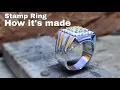 Lagu Membuat cincin stempel || cincin pria perak 925 || handmade