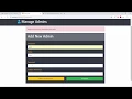 CMS Check The New Admin Record Using PHP
