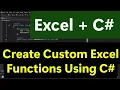 Create Excel Functions with C C Sharp Language