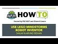 How to Use LEGO MINDSTORMS Robot Inventor