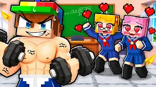 Bodybuilding to Rizz SCHOOL GIRLS in Minecraft!