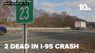 2 people die in crash on Interstate 95 in West Warwick