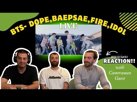 Download MP3 First Time Watching Dope, Baepsae, Fire, Idol Live!!! // Musicians React to Bts Medley Japan