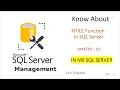 NTILE function in SQL Server