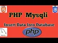 PHP MySQL Insert Form Data into Database Table Web Tutorial in