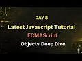 Day 8 JavaScript Objects Explained this Destructuring Spread Optional Chaining ES2025
