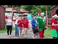 Christmas in July Parade at Santa s Hideaway Hollow