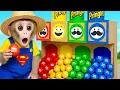 Download Lagu Bin Bon duck Monkey Baby Kittens Puppy Goes Koi Cat And swims Rabbits Animals Eats Egg Muckbang Asmr