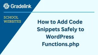 How to Add Code Snippets Safely to WordPress Functions php