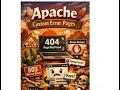 Apache Custom Error Pages