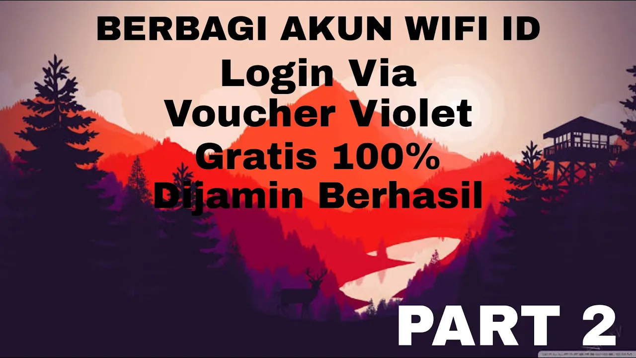 Cara Login @wifi.id dari android dan cara membeli voucher @wifi.id