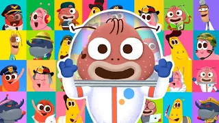 great jobs in the world nursery rhyme best kids song larva kids