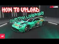 Le Mans Ultimate uploading a custom livery