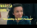 Marissa Bode on being harassed over her disability