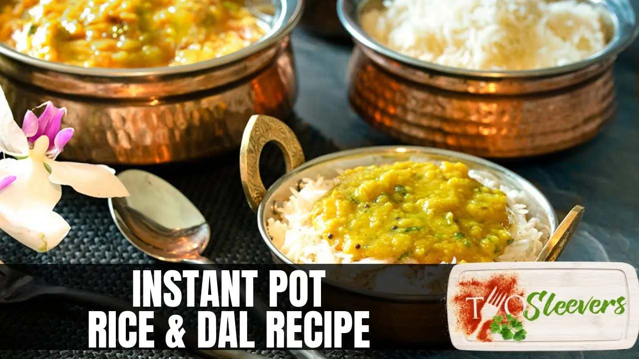 Pressure cooker Rice and Dal Recipe   Instant Pot Lentils and Rice