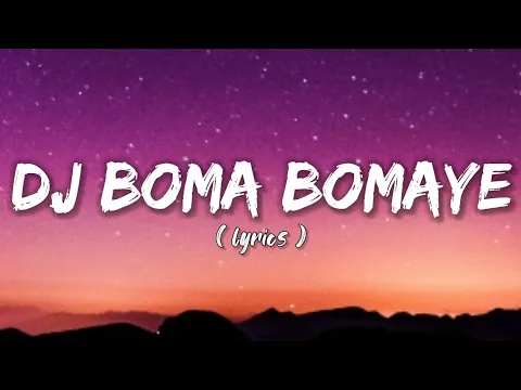 Download MP3 DJ BOMA BOMAYE - GEO DA SILVA \u0026 JACK MAZZONI ( LIRIK)