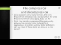 UNIX for Beginners Lesson 54 Data compression