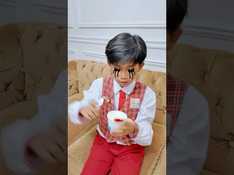 Kakak Rafa Makan Es Krim Jadi Zombie #shorts