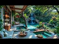Download Lagu Morning Jazz Under the Trees | Outdoor Cabin Forest Jazz in Morning To Calm Your Mind