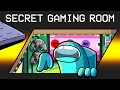 I Built a Secret Gaming Room in Among Us