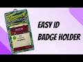 Sew an Easy ID Badge Holder
