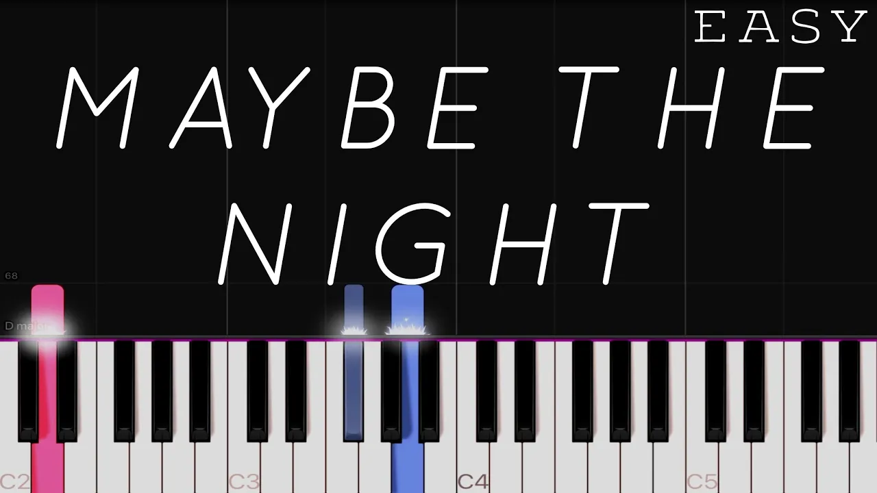 Ben&Ben - Maybe The Night | EASY Piano Tutorial