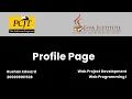 Design a responsive user profile page using HTML CSS JavaScript and Bootstrap