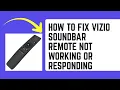 How to Fix Vizio Soundbar Remote Not Working or Responding - Troubleshoot Sync Battery IR