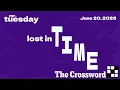 LOST IN TIME - New York Times Crossword