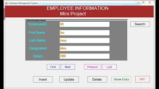 VB NET Create a Mini Project with Access Database Part-1
