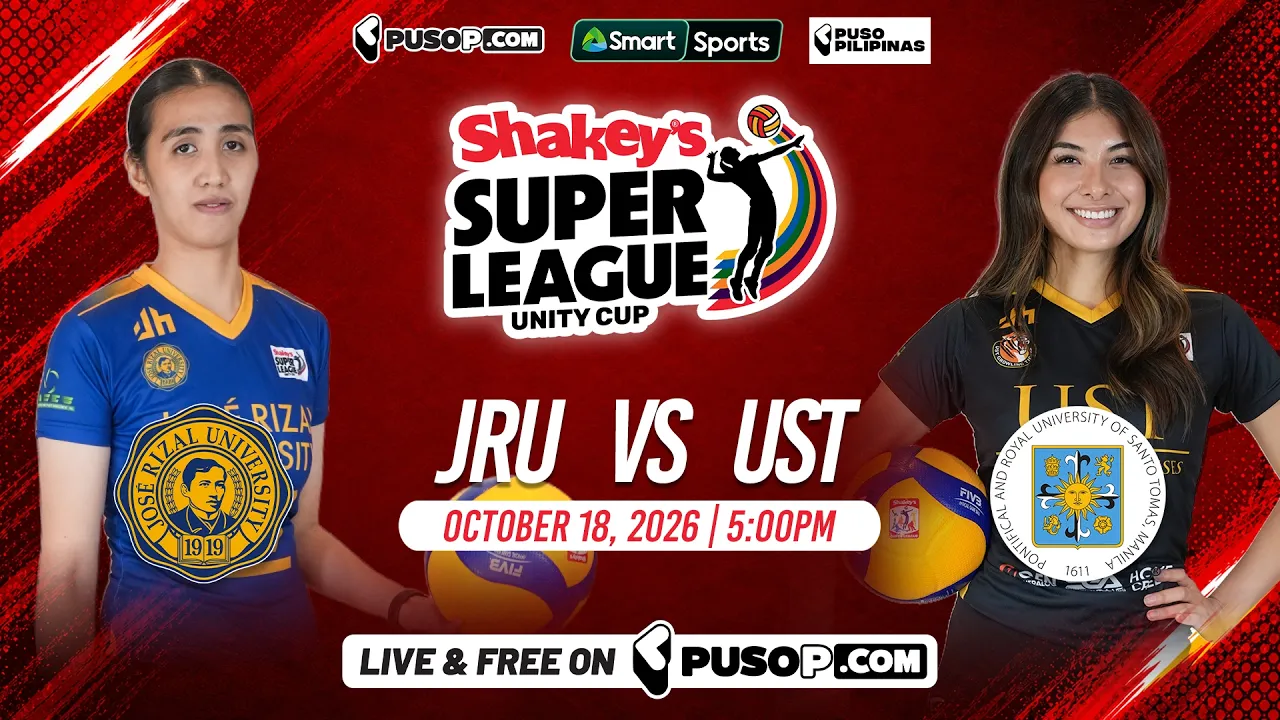Shakey’s Super League Unity Cup 2026 | JRU vs UST