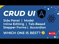 Build Better Angular Apps CRUD UI Patterns You Should Know Inline Drawer Modal More