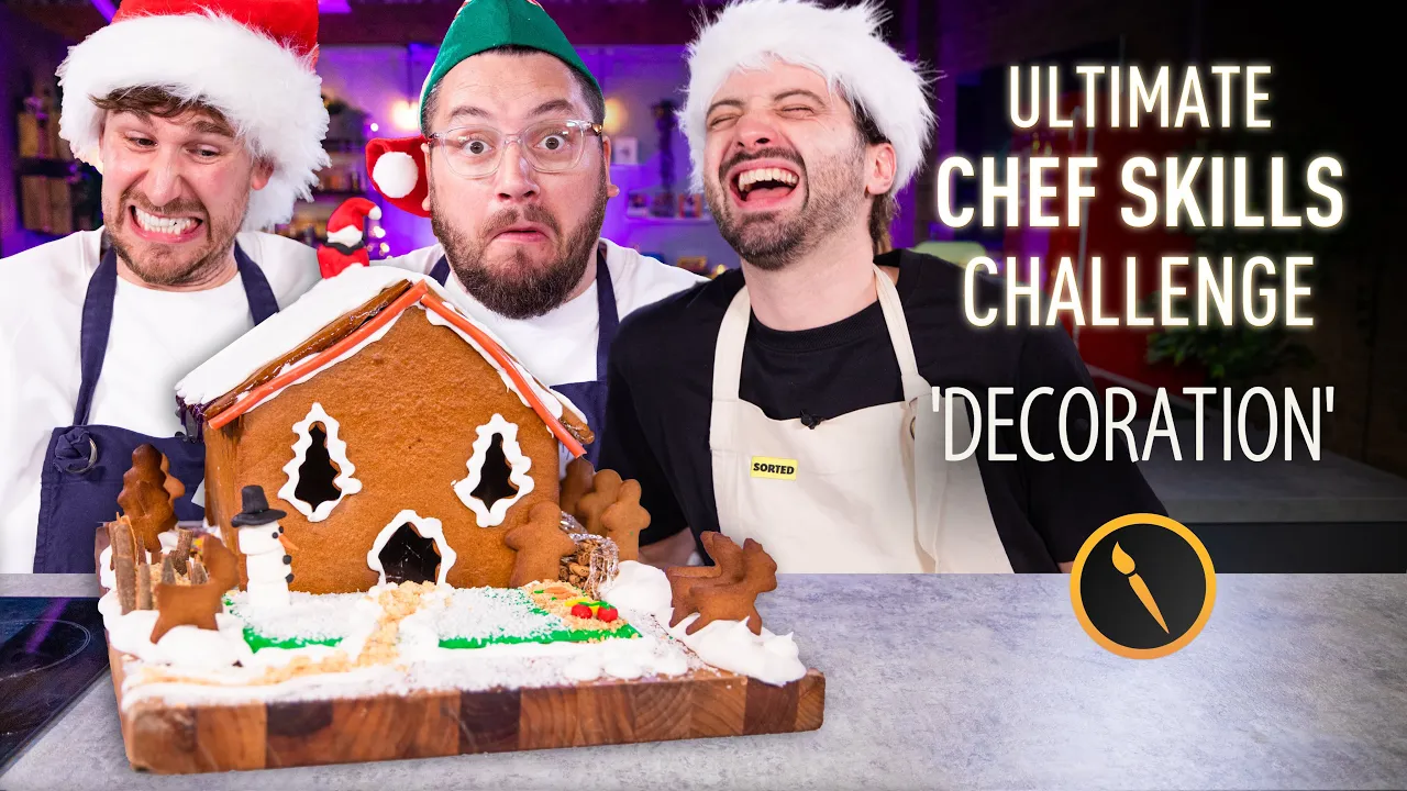 Ultimate CHEF SKILLS Challenge: DECORATION (Making a Gingerbread House)