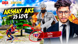 V BADGE LOBBY 💀 Free Fire Live Malayalam