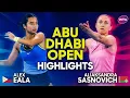 Lagu Alexandra Eala vs Aliaksandra Sasnovich Highlights | Full Match Thriller | WTA 2026 | Abu Dhabi 2026