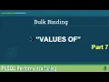 8 PLSQL Performance Tuning Oracle VALUES OF Keyword Part7