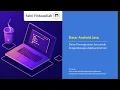Dasar Pemrograman Java dengan Android Studio
