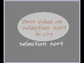 Selection Sort in C Urdu Data Structure