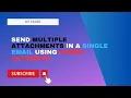 Learn How to Send Multiple Attachments in a Single Email Using Power Automate