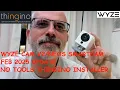 Wyze Cam Thingino No Tools Installer Update Easier Safer Faster More Aromatic