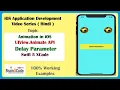 Delay Parameter in UIView Animate method in Swift 5 iOS Animation in Swift Hindi Tutorials