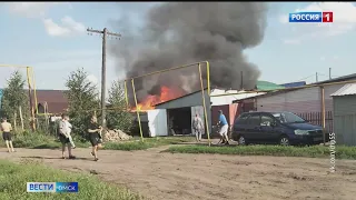Стали известны подробности крупного пожара на второй Чередовой