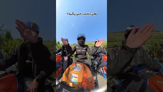 اخطار و تهدید داداشم به خاطر موتورسواری موتورسنگین Automobile دخترموتورسوار Biker خنده Girl 