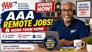 AAA Is Hiring Remote Best Work From Home Jobs Benefits